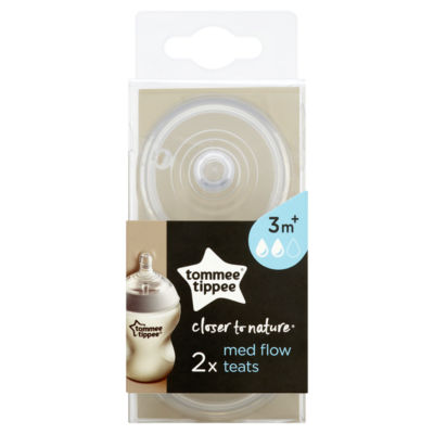 Tommee Tippee Closer to Nature Breast & Bottle Feeding Medium Flow 3m+