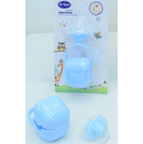 DR GYM Baby Nipple with Pacifier Box Solid Pacifier Box Travel Case Soother Safe Holder Pacifier PP Plastic Box