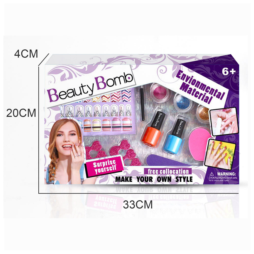 Beauty Bomb Girls Fashionable Nail Kit Make Your Own Style 3+
