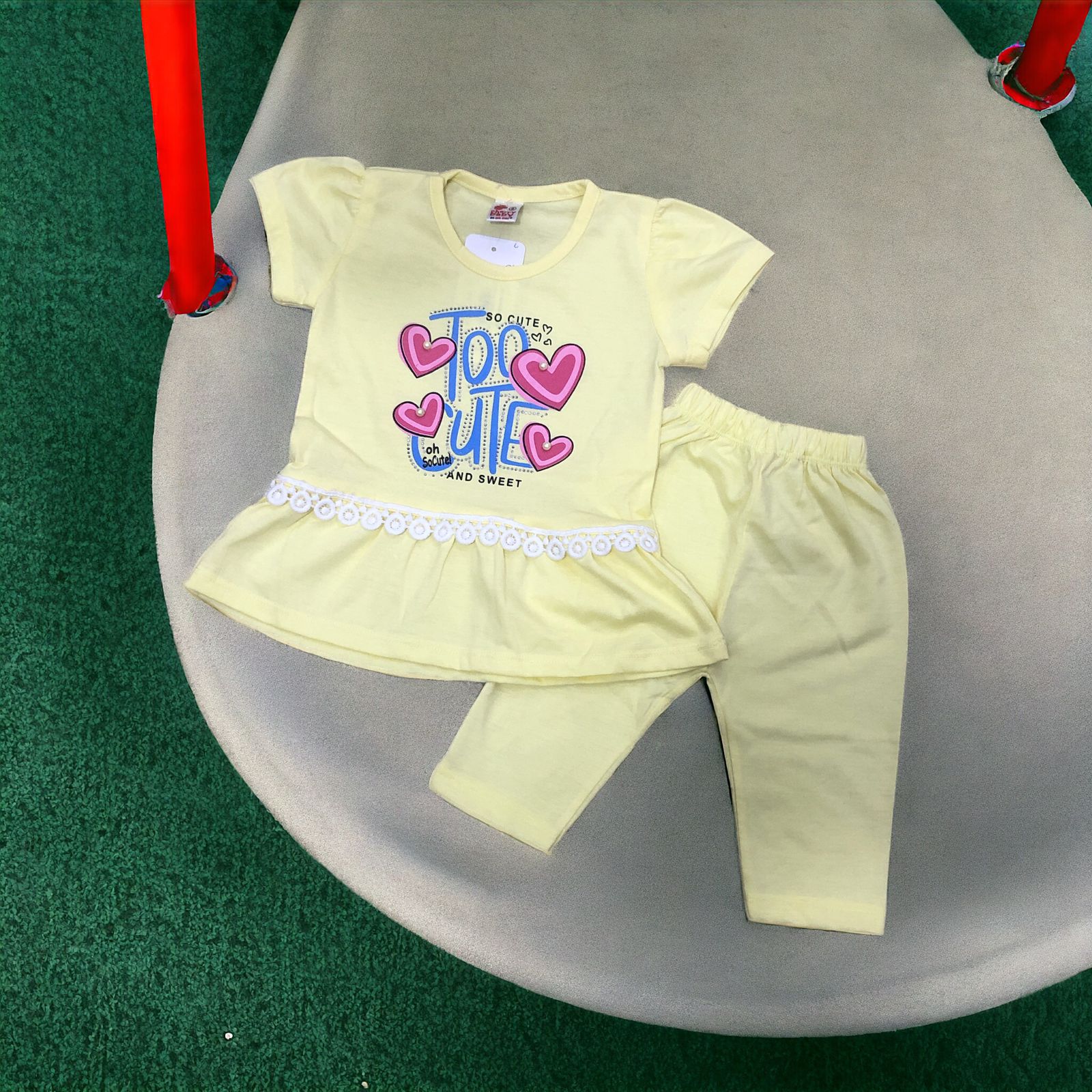 BABY GIRLS FROCK WITH CAPRI