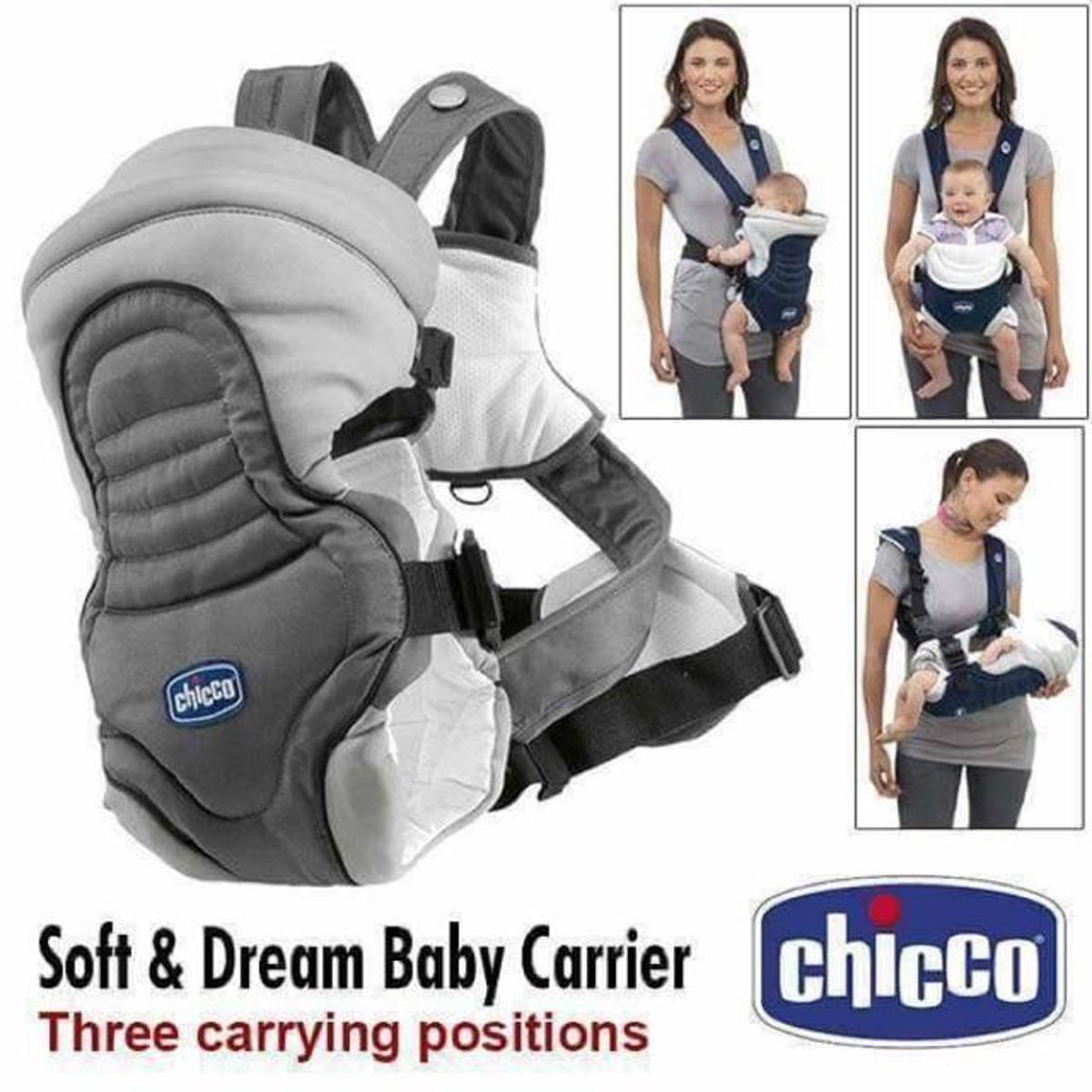 Chicco Soft & Dream Baby Carrier 0M+- 2 POSITION CARRIER FOR BABY 3.5KG-9KG
