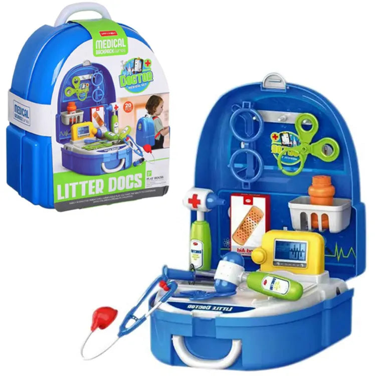 little Doctor Medical Backpack for Kids – 20 Pieces Set – Medical Play House