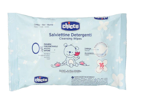 Chicco baby Wipes 16 Pcs