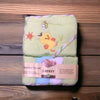 Bath towel with 4 face towel