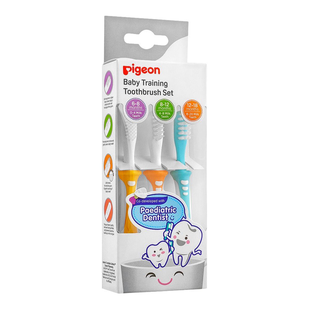 Teeth Brushing Pigeon Toothbrush Set Buy Training Toothbrush