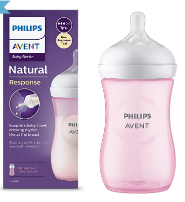 Philips Avent Natural Baby Feeding Bottle Response Technology