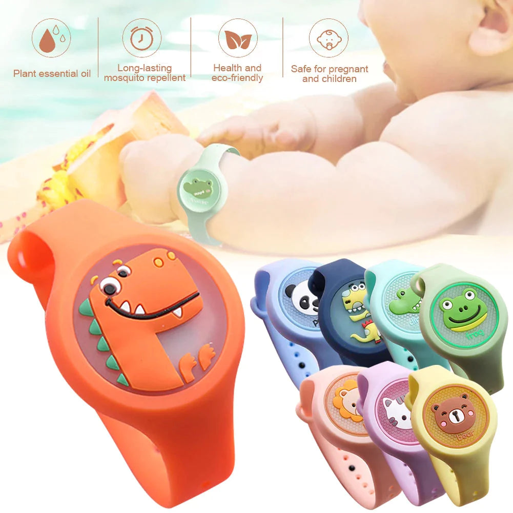 Kids Mosquito Repellent Watch With Led Lights, Lightweight Natural Mosquito Repellent Bracelet