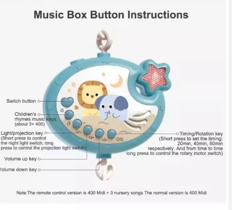 Musical Mobile Gentle and Soothing Toys for Bedtime