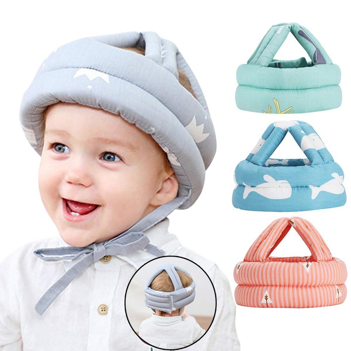 Baby Safety Helmet Head Protection Headgear Toddler Anti-fall Pad Children Learn To Walk Crash Cap (Random Design