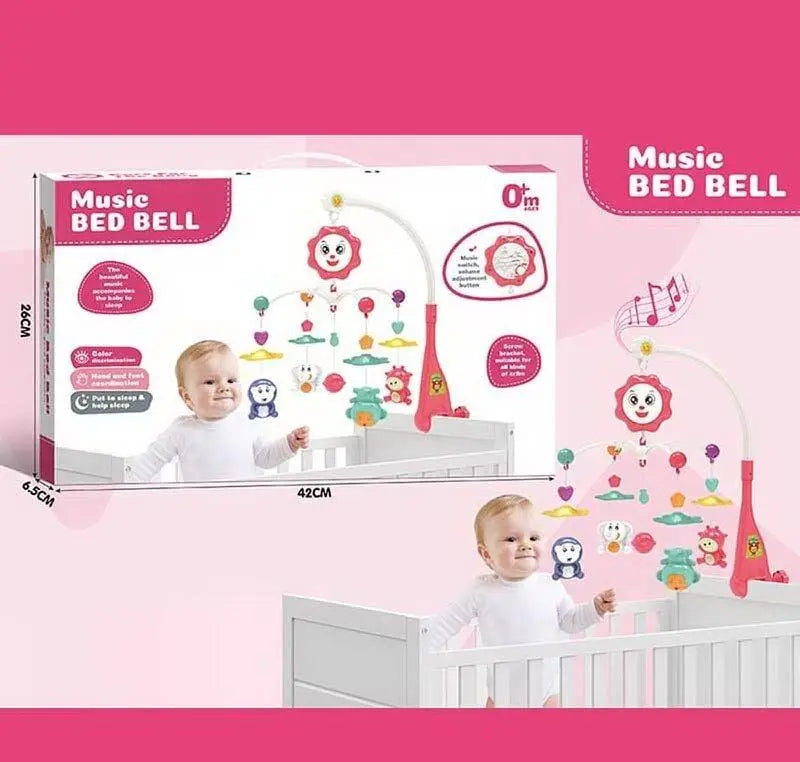 BABY MUSIC BED BELL  COT MOBILE Carousel mobile for a crib (music, rattles)
