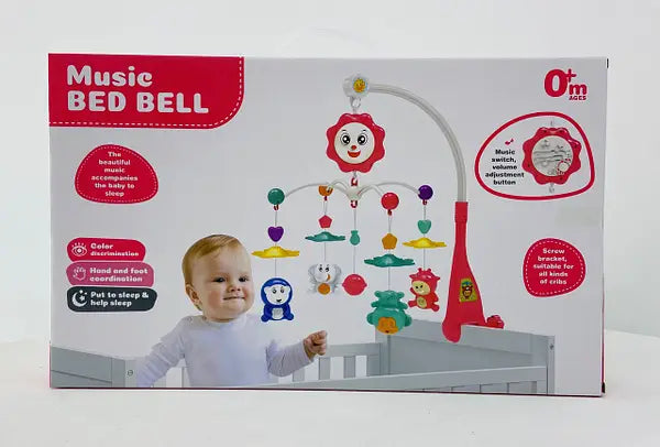 BABY MUSIC BED BELL  COT MOBILE Carousel mobile for a crib (music, rattles)