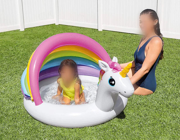 INTEX Unicorn Baby Pool 2+1.27m by 1.02m by 69cm