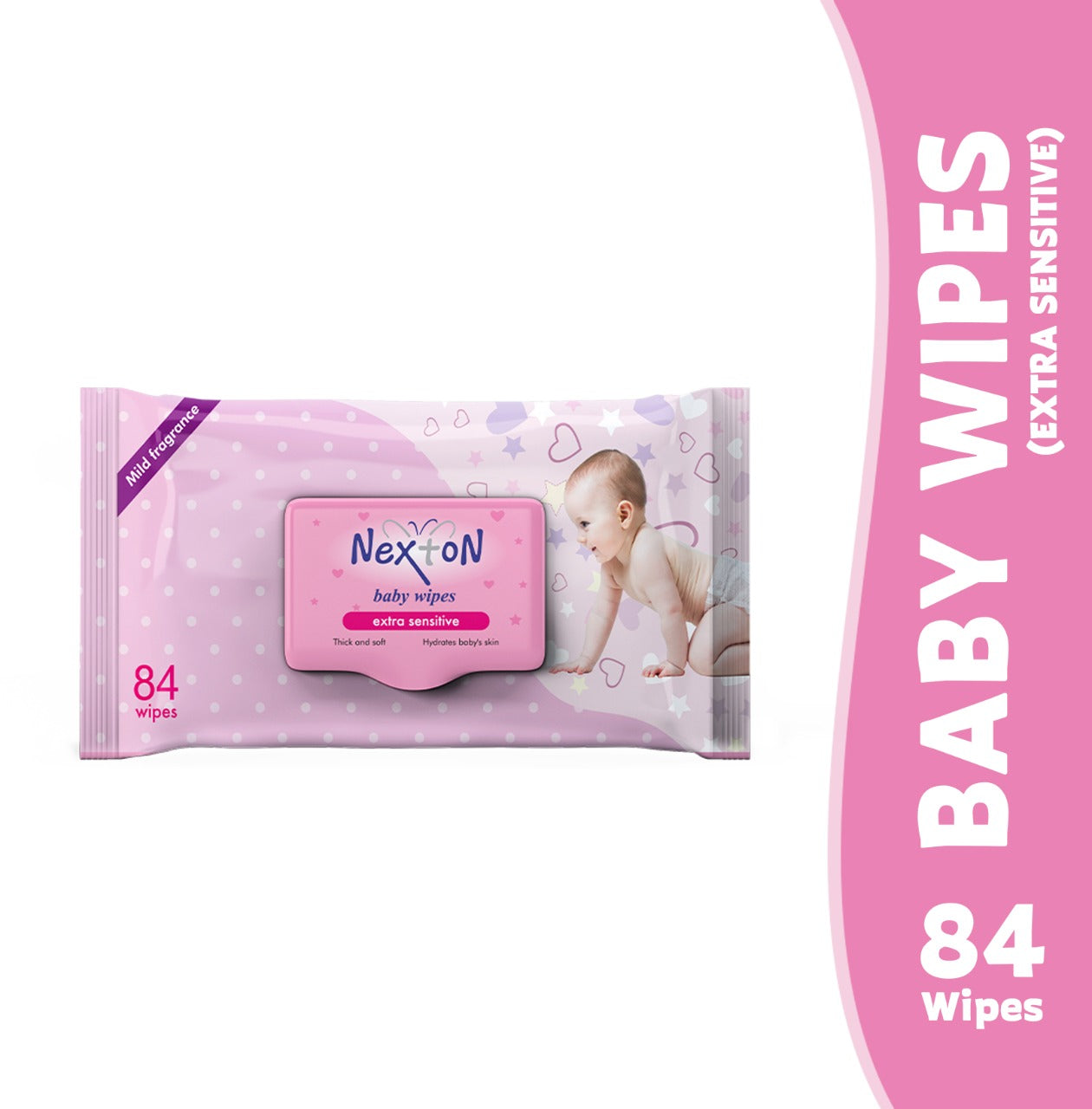 Nexton baby wipes 84 pec