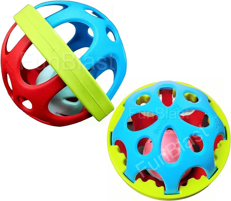 FunBlast Rattle Ball for Babies, Rattles for Kids, Rattle Toys for Infants, Early Development Toys for Infants