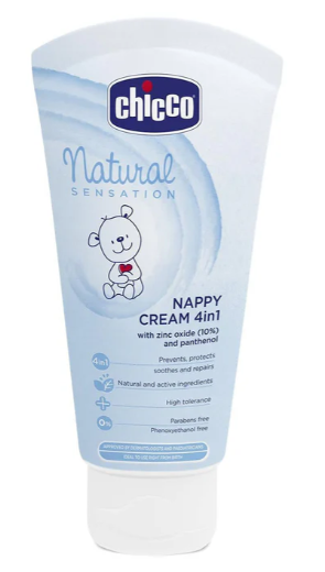 Chicco Nappy Cream 4In1 Nat Sens 100ML
