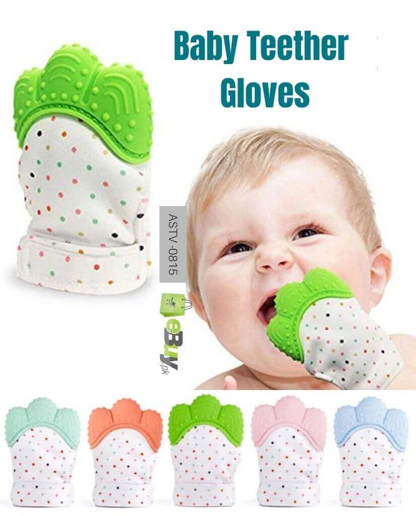 Food Grade Silicone Glove Teether Anti-bite Gloves Toddler Chew Toy Baby Teething Food Grade Silicone Teething Infant Mitten Teething Glove