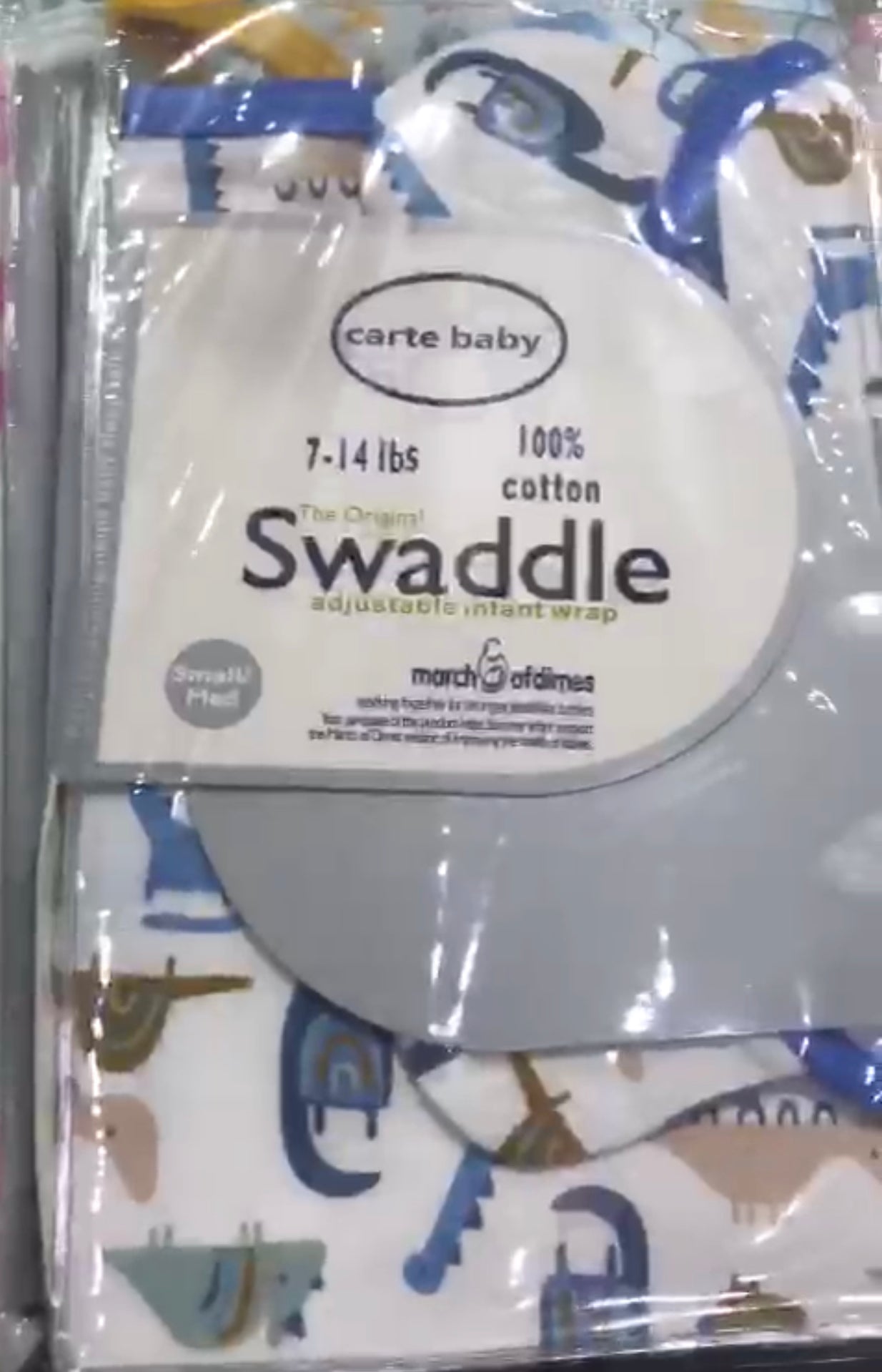 Baby swaddle  / wrap over style 0m+