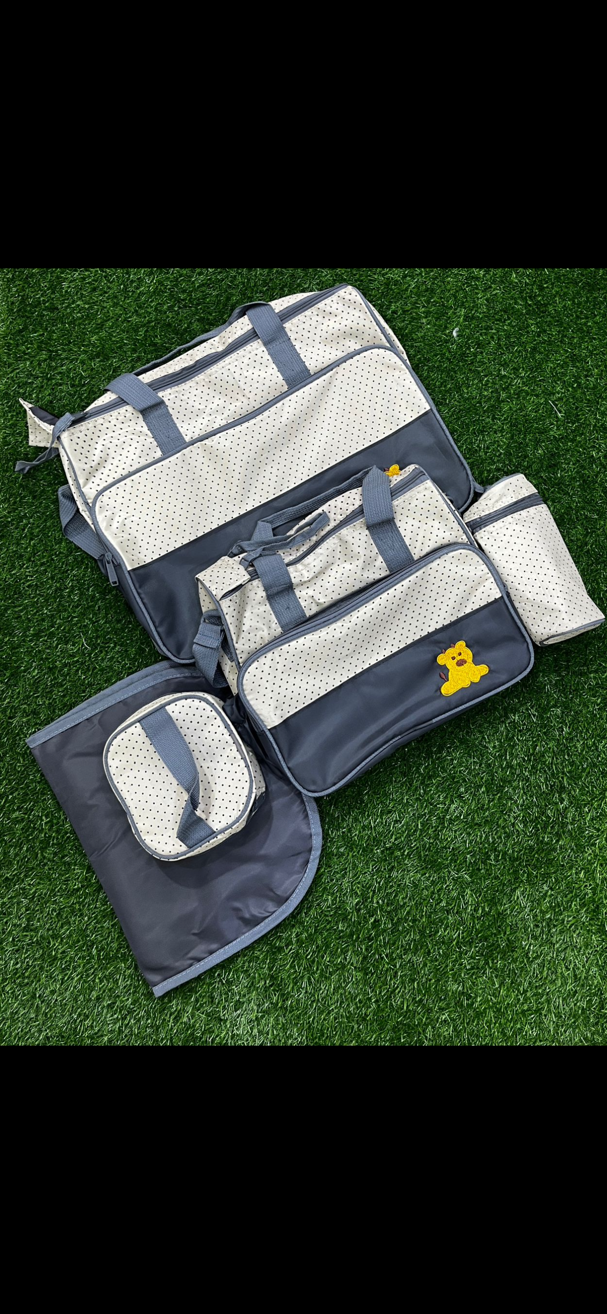 Baby diaper  bag 5 pec set nappy bag set 0m+
