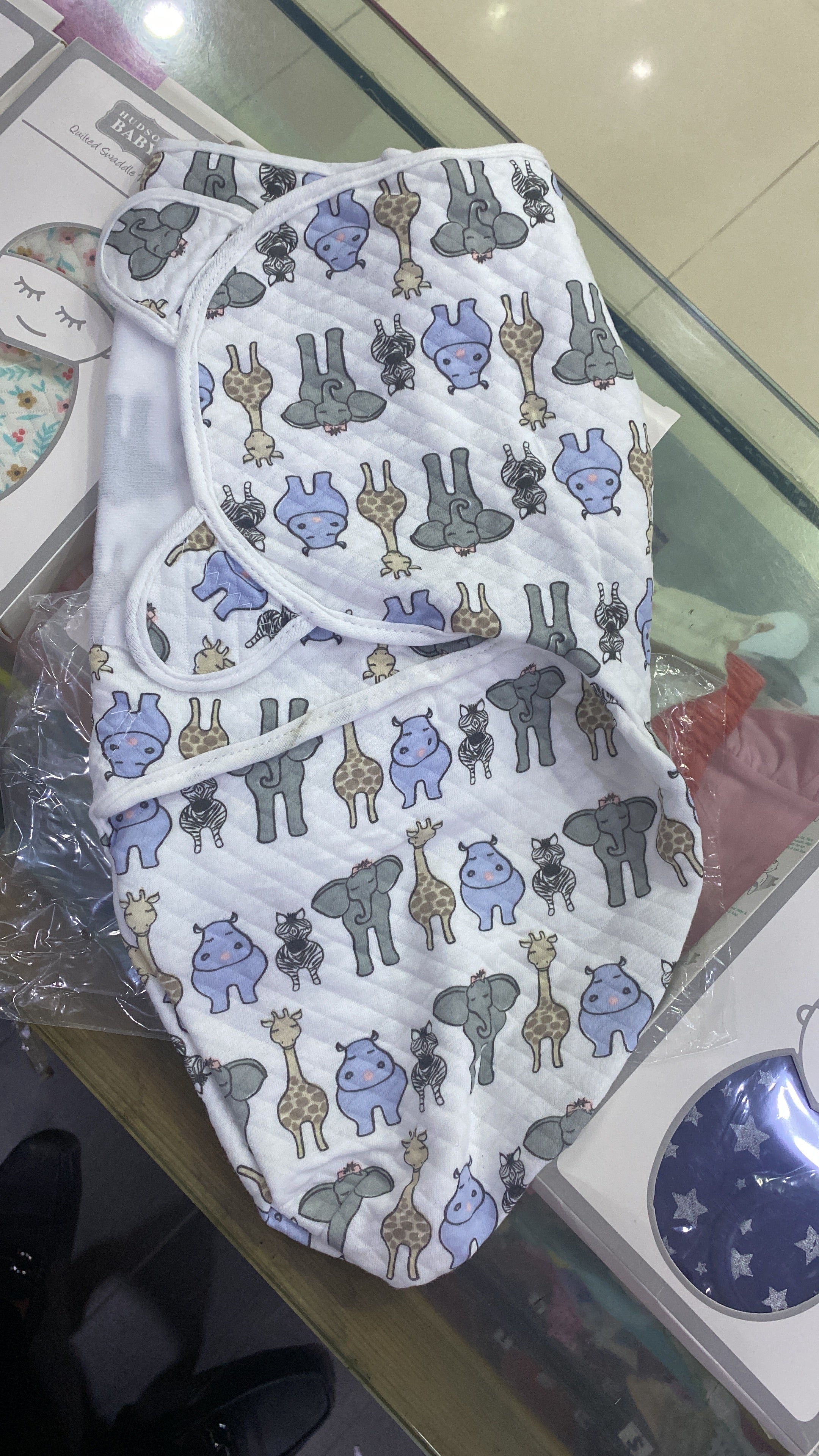 Baby swaddle  / wrap over style 0m+