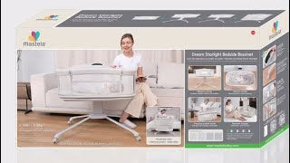 Mastela Dream Starlight Bedside Bassinet Baby Swing electric – My
