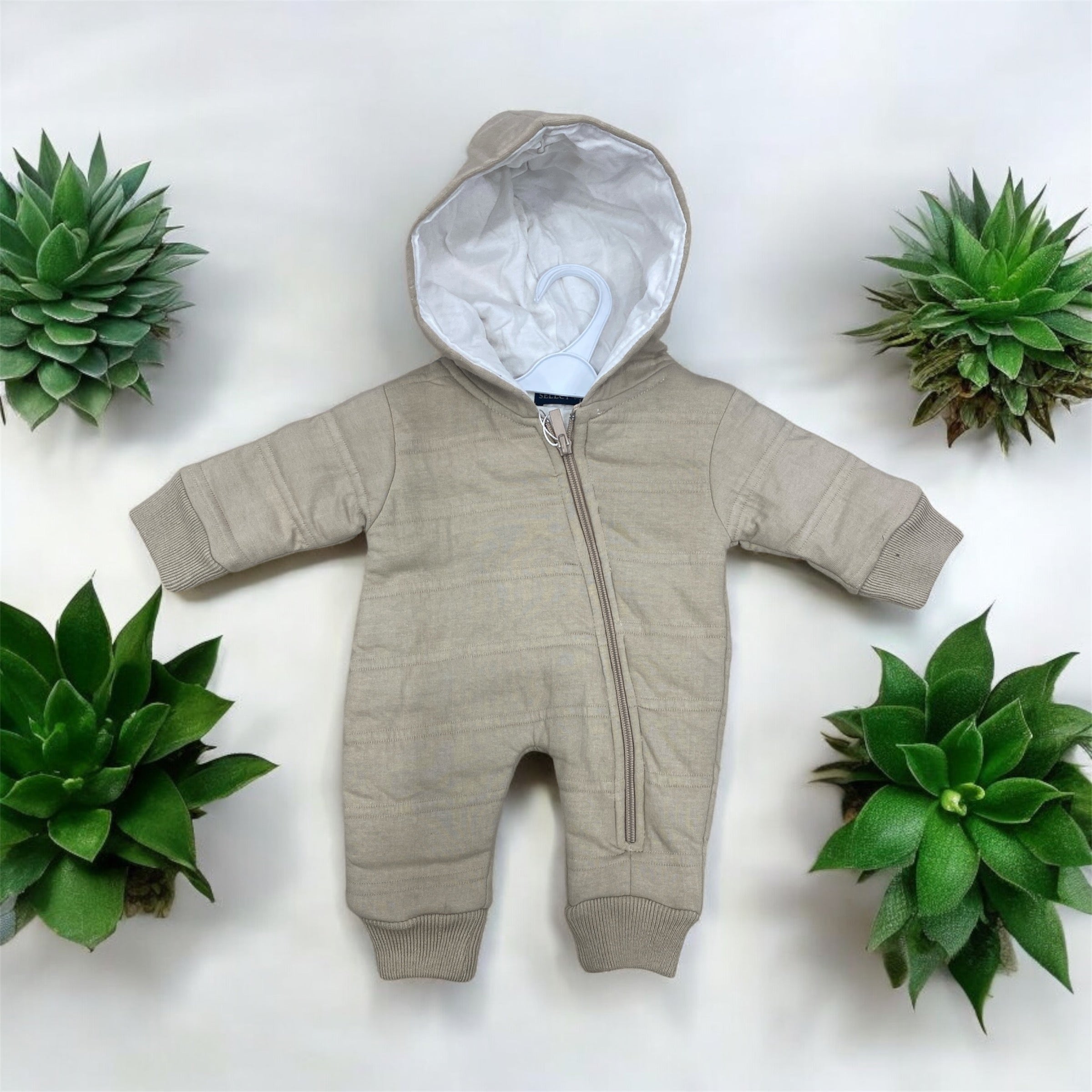 Baby romper  semi quilted style 0m+