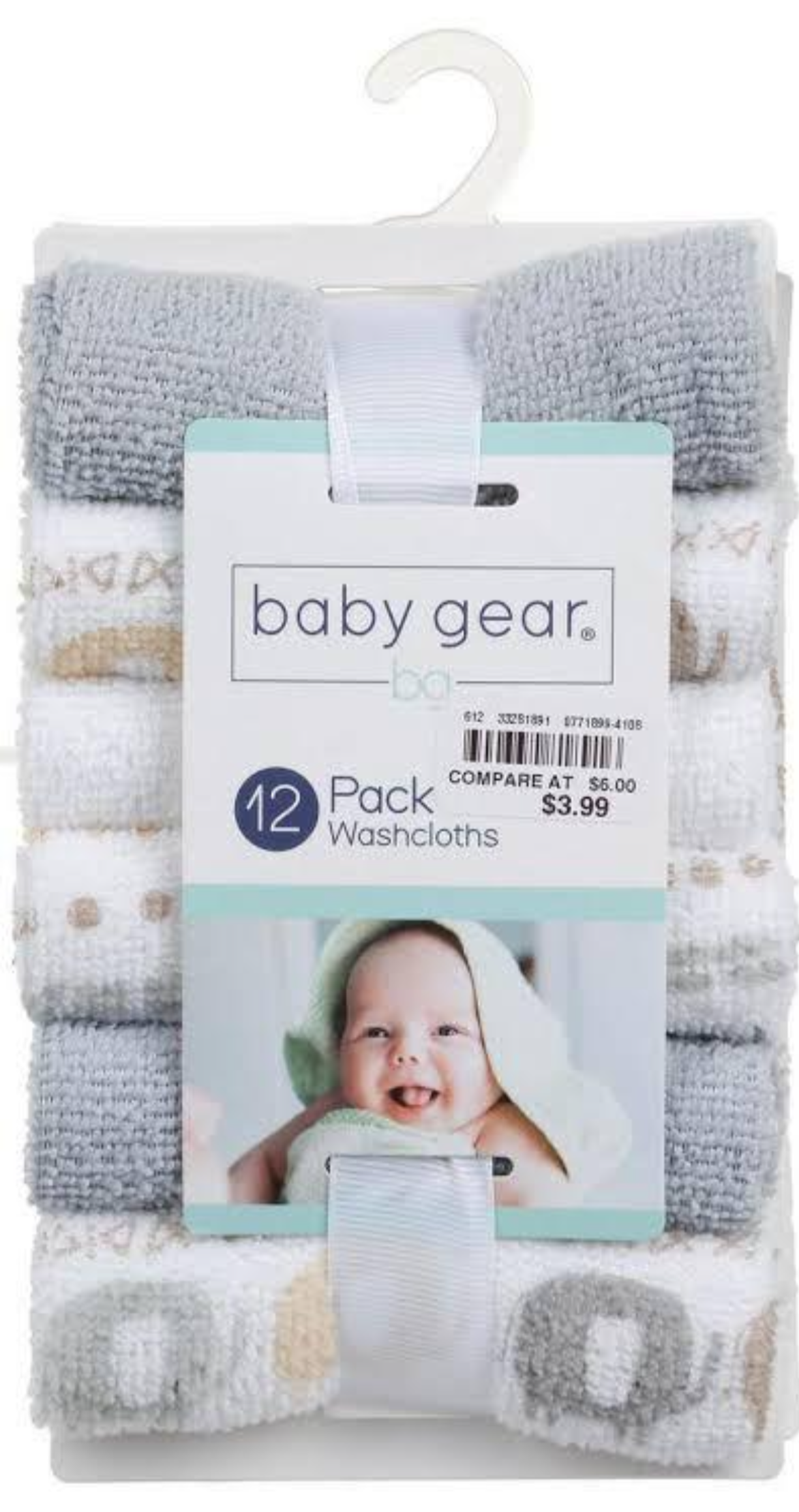 Baby face towel 0m+