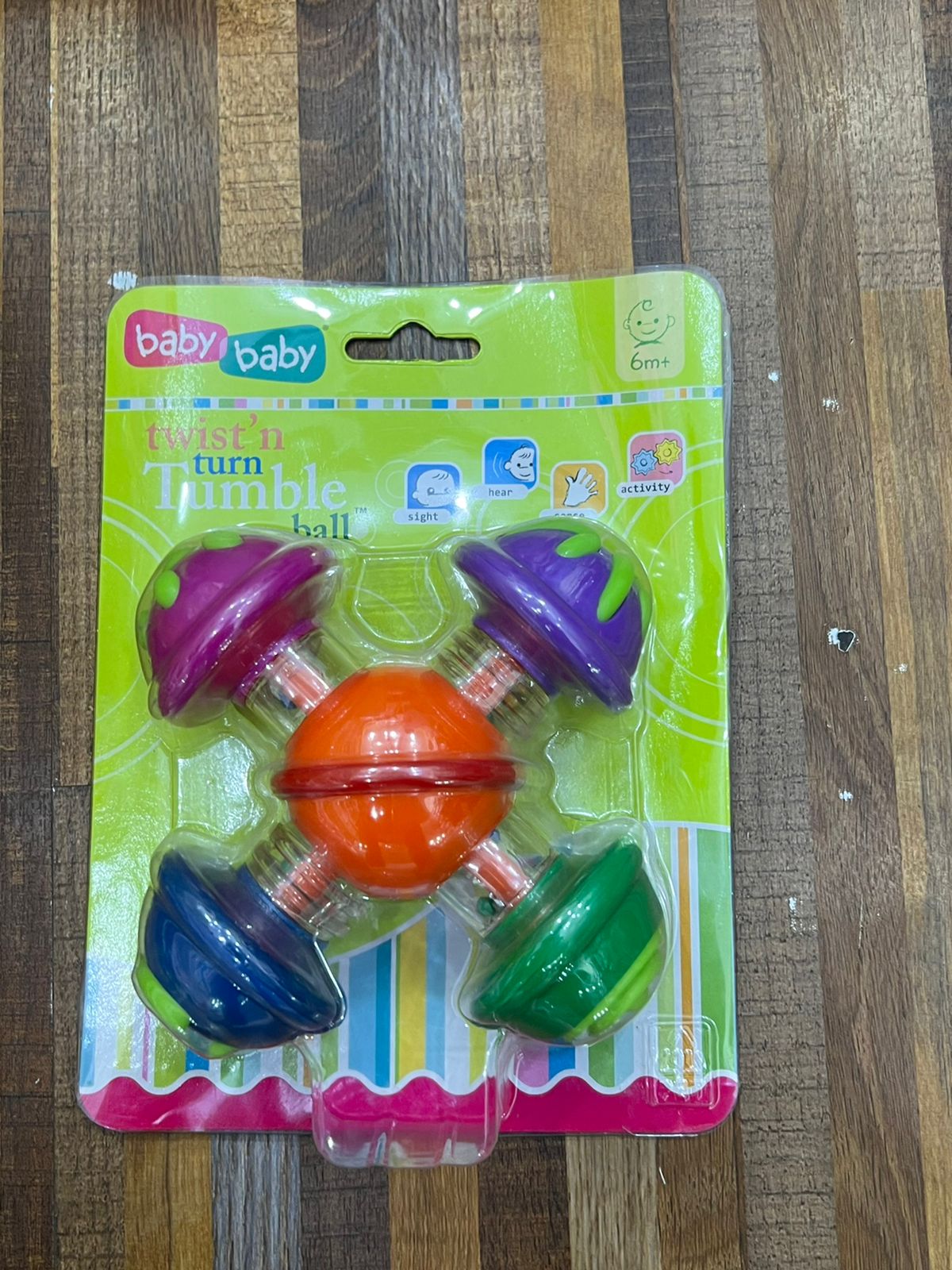 Baby rattle All About Baby Infant Twist 'N' Turn Tumble Ball