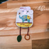 Water proof baby bibs with rattle