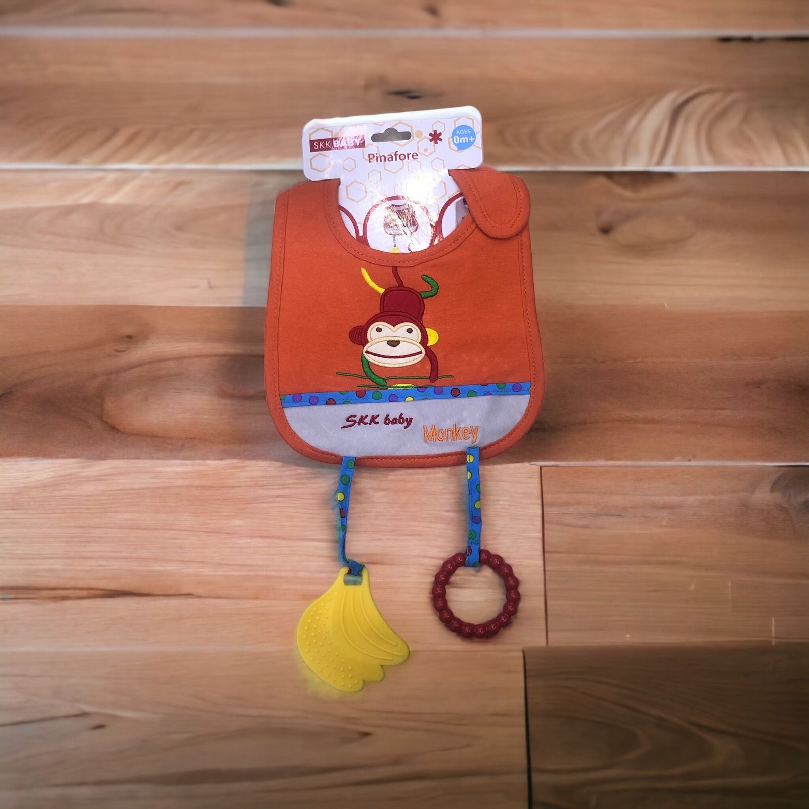Water proof baby bibs with rattle