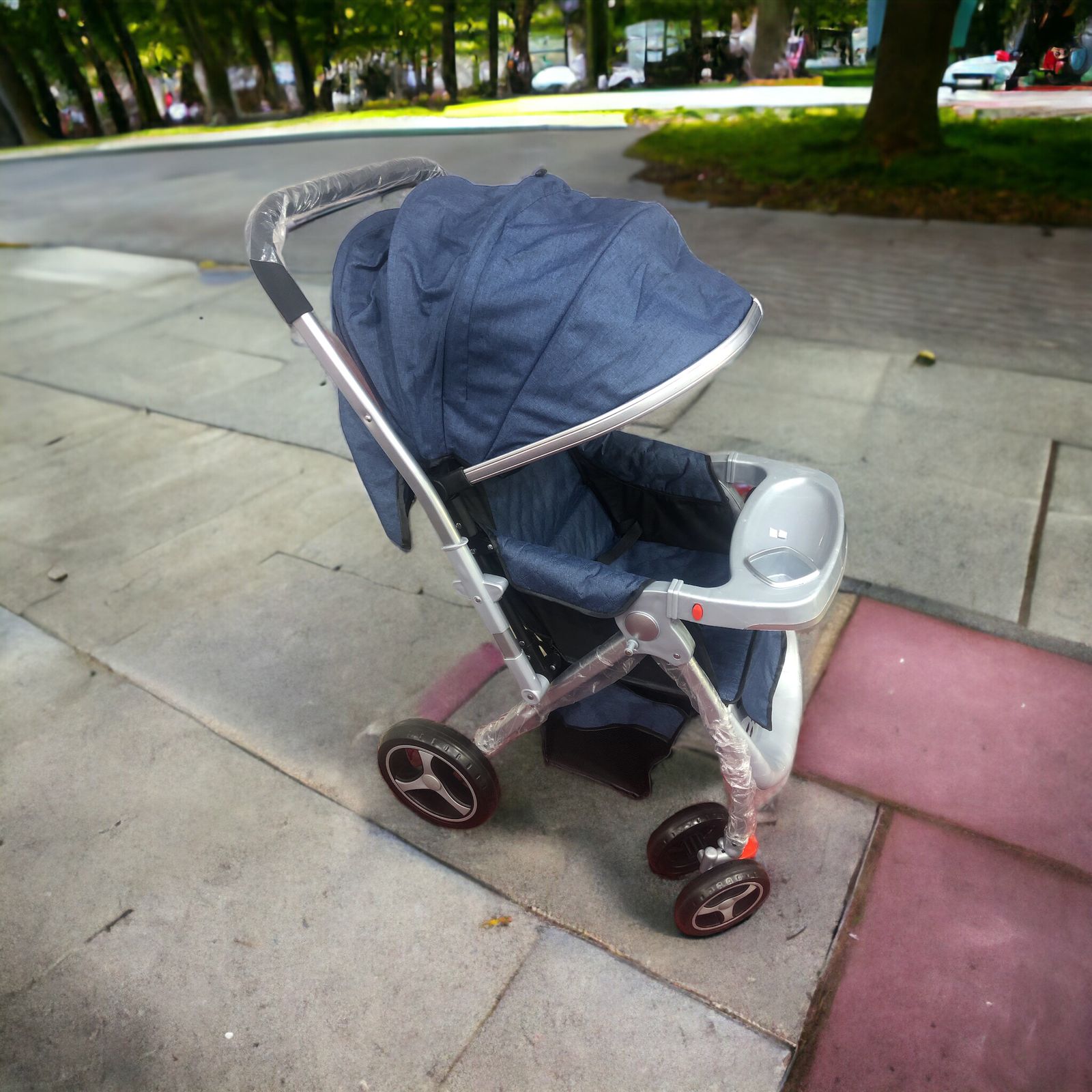 Baby stroller adjustable seat