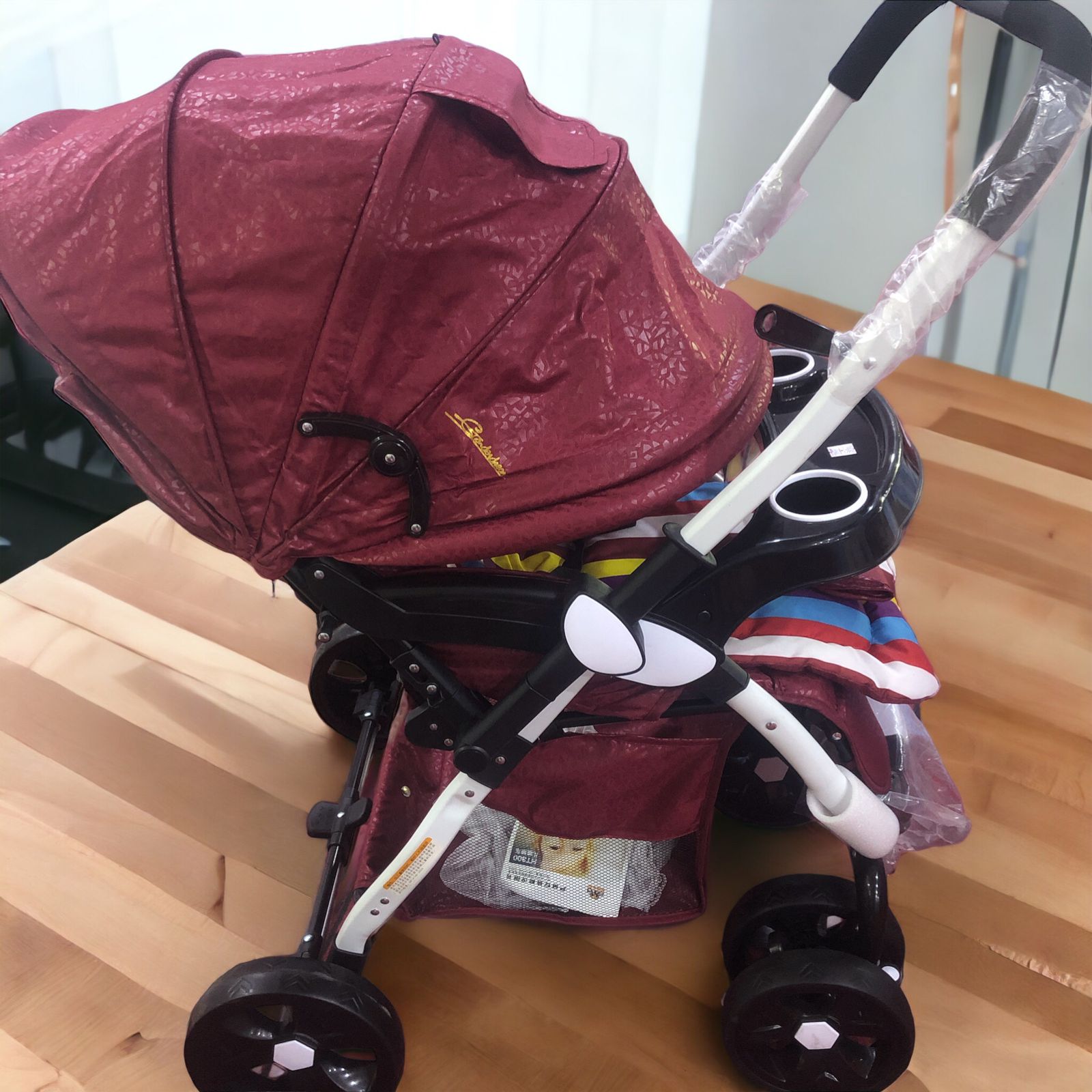 New baby stroller handle moving front back style