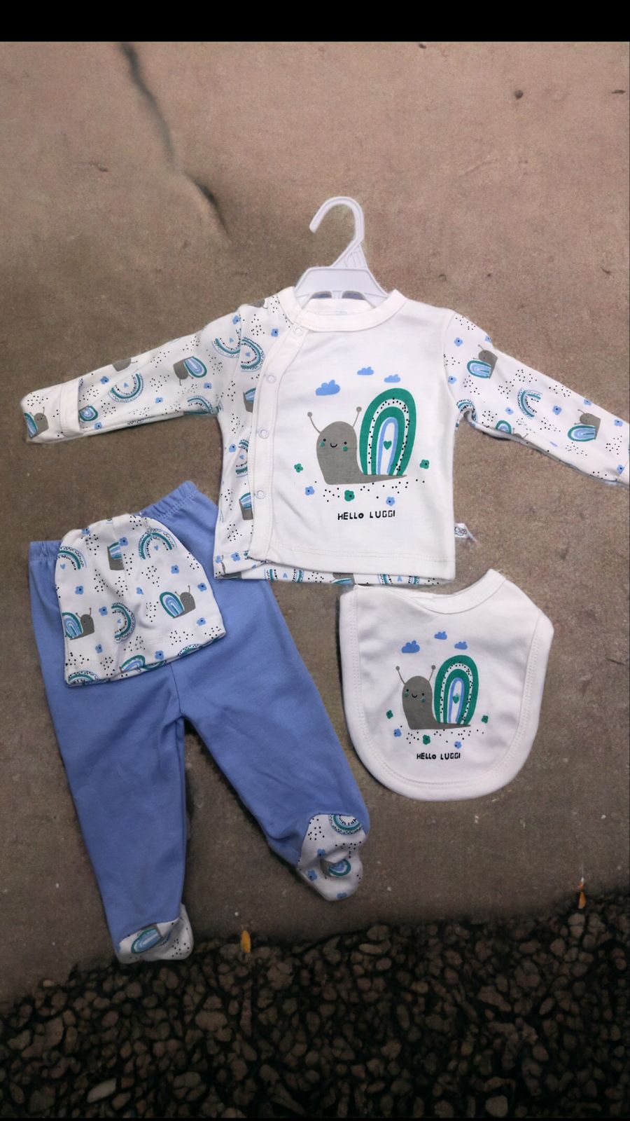5 pec New Baby pajama suits 0-3 m