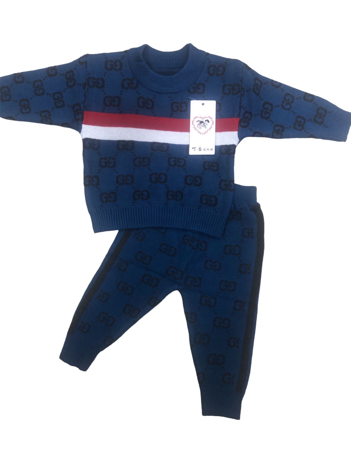 Burberry style Baby woolen suits