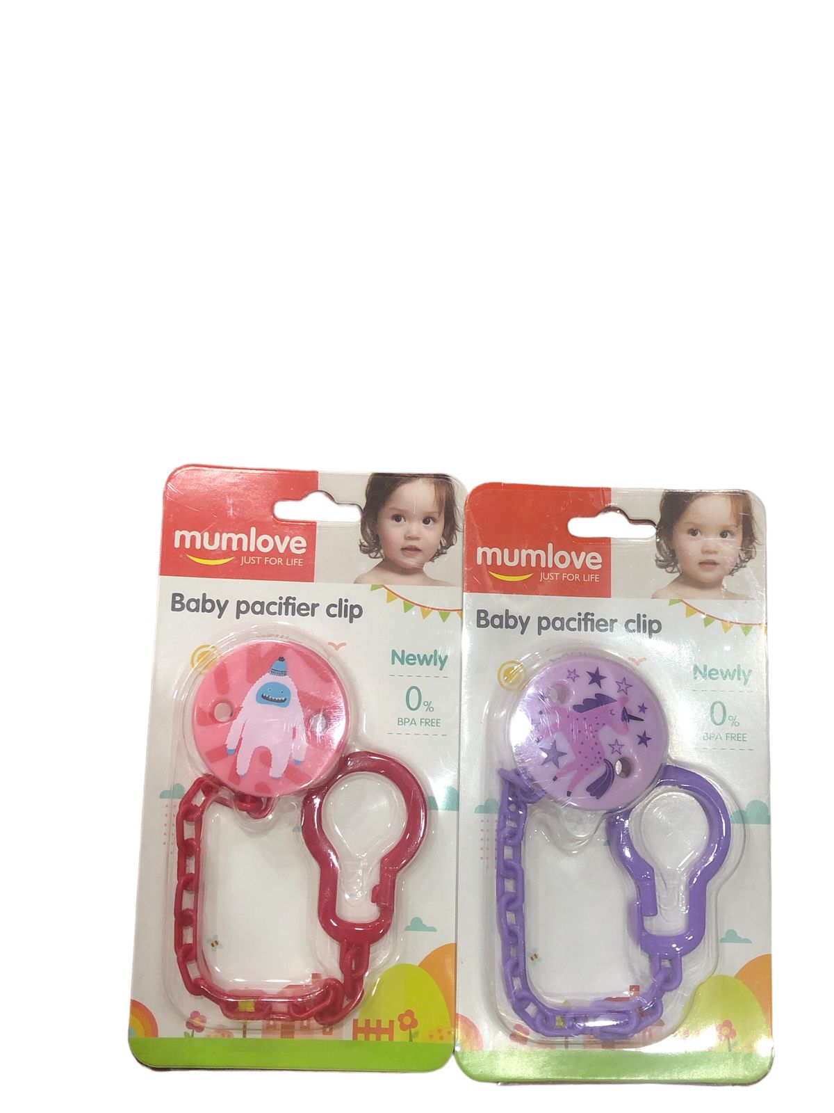 MUM LOVE BABY PACIFIRE CLIP 0M+