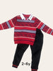 BOY SWEATER  SUIT  /RED