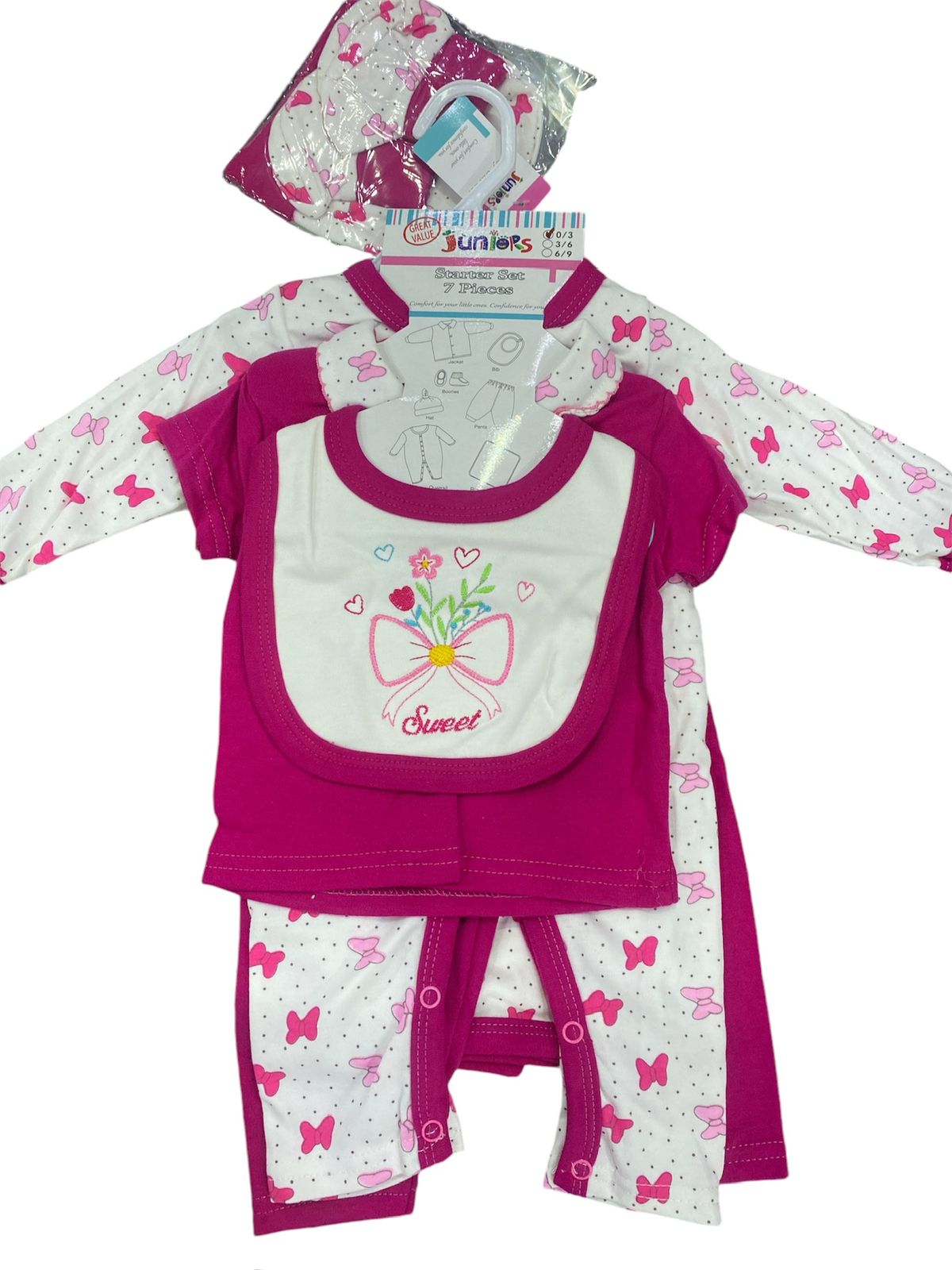 Juniors baby 1st days set 0m+