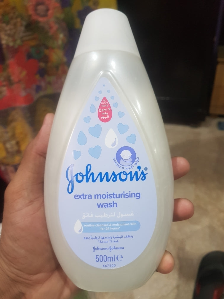 Johnsons extra moisturizing wash
