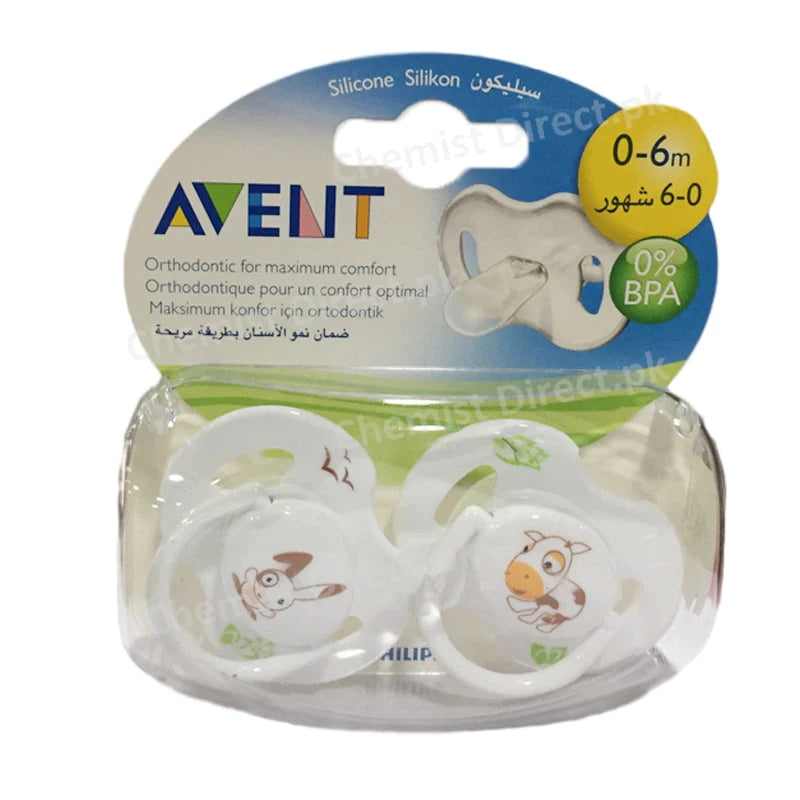 Avent soother pack of 2 0-6