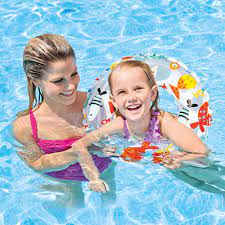 Intex transparent floating ring
