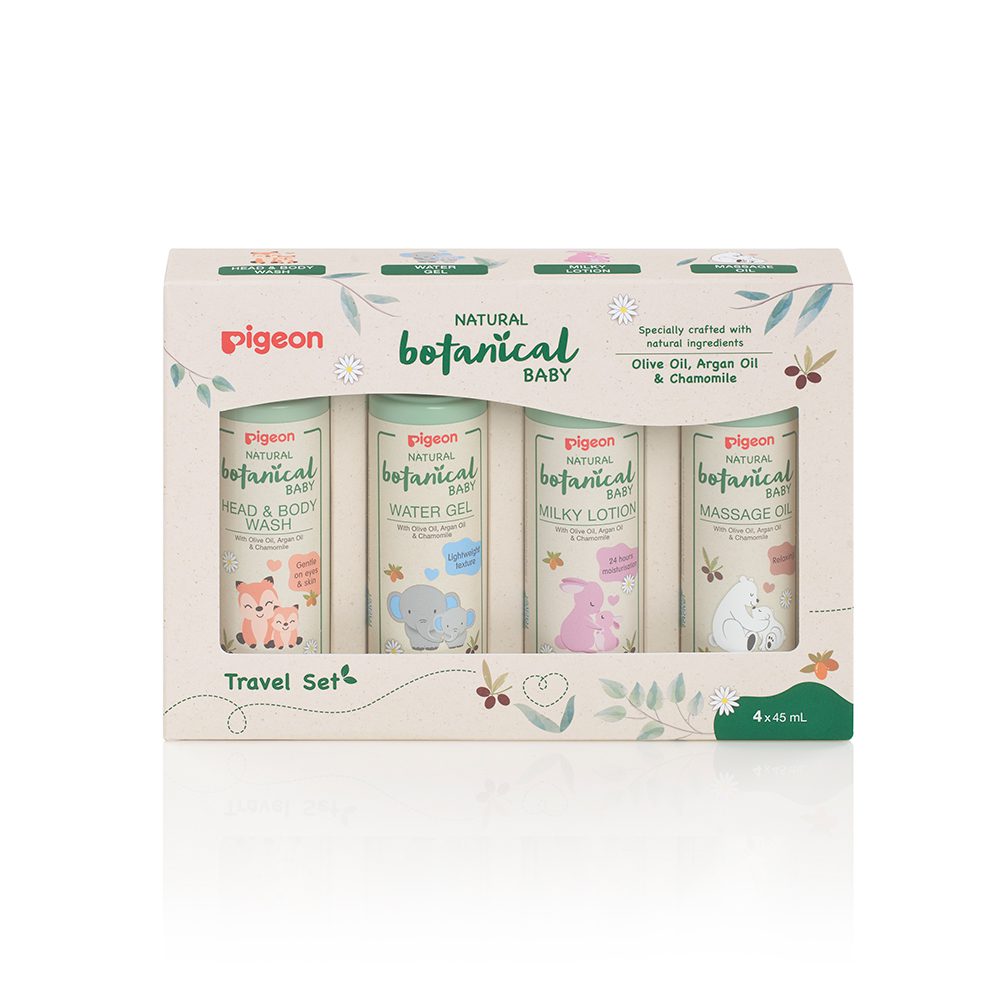 Pigeon Natural Botanical Baby Travel Set