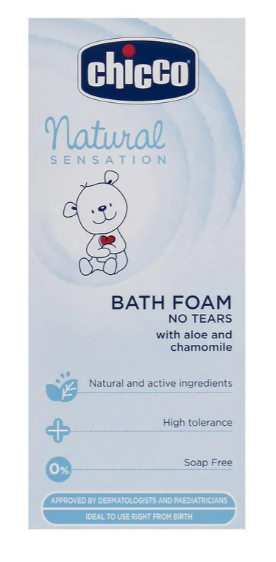 Chicco Bath Foam Nat Sens 200ML