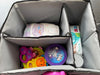 Baby Diaper Caddy Organizer, Foldable Felt Storage Bag with Multi Pockets and Flexible Compartments