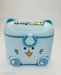Cat Shape Milk Powder Container – cute, compact & perfect for travel. Keeps formula fresh and mess-free for on-the-go moms!