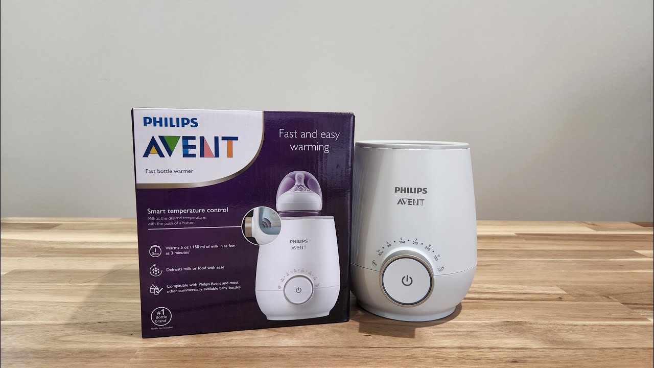 New Philips Avent Fast Baby Bottle Warmer with Smart Temperature Control and Automatic Shut-Off SCF358/00
