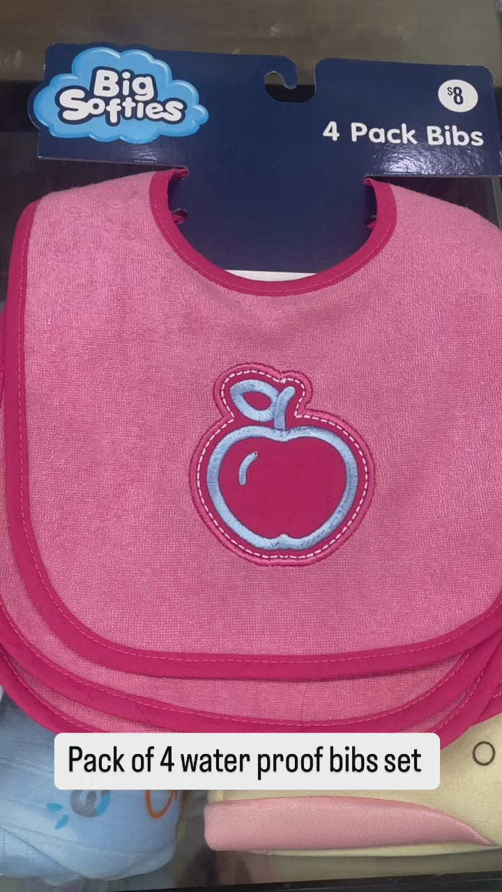 Baby bib set 4 pec set