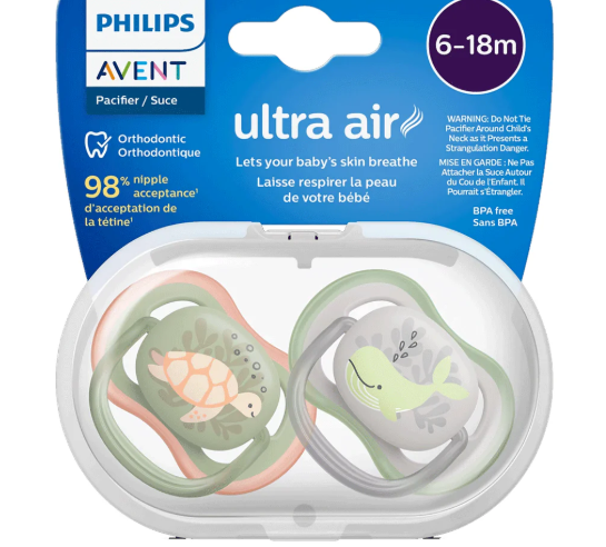 Philips Avent Ultra Air 6-18M Pacifier (SCF091/180)