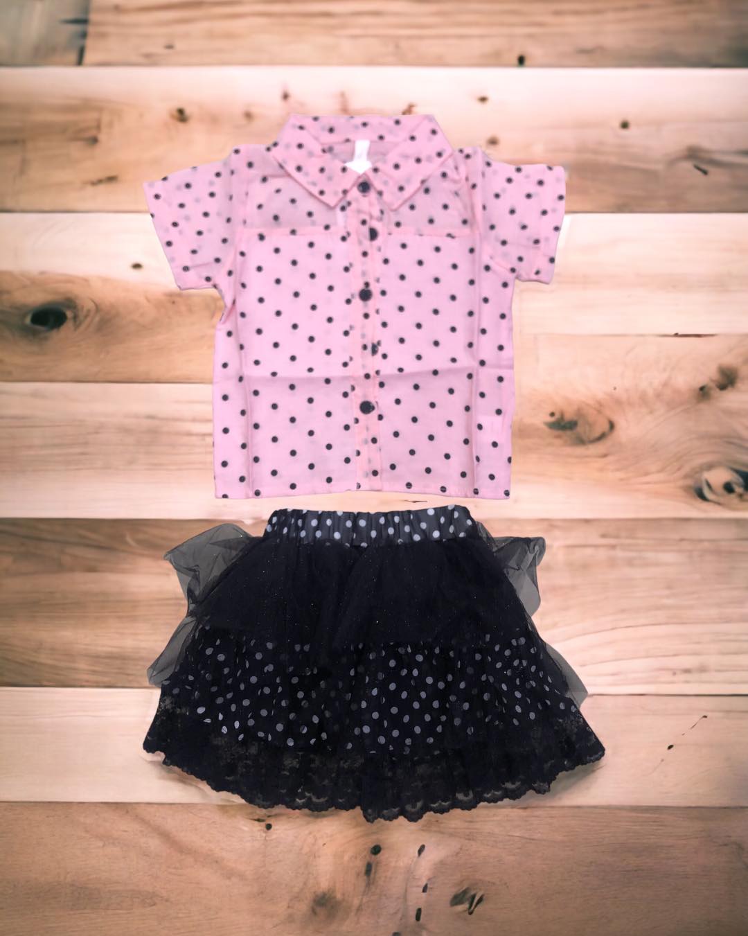 GIRLS MINI TOP WITH SKIRT