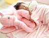 Baby elephant cuddle pillow