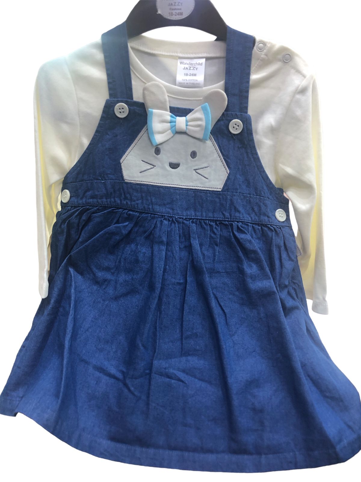 Baby jean frock