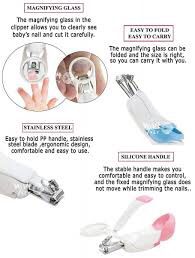 baby nail cutter / trimer with magnifying